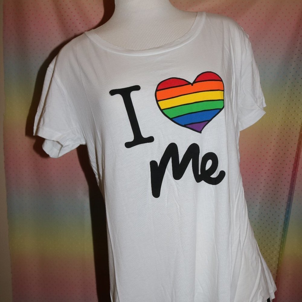 MeUndies I ❤️Me ladies scoop neck super soft Tee shirt size medium - NWOT